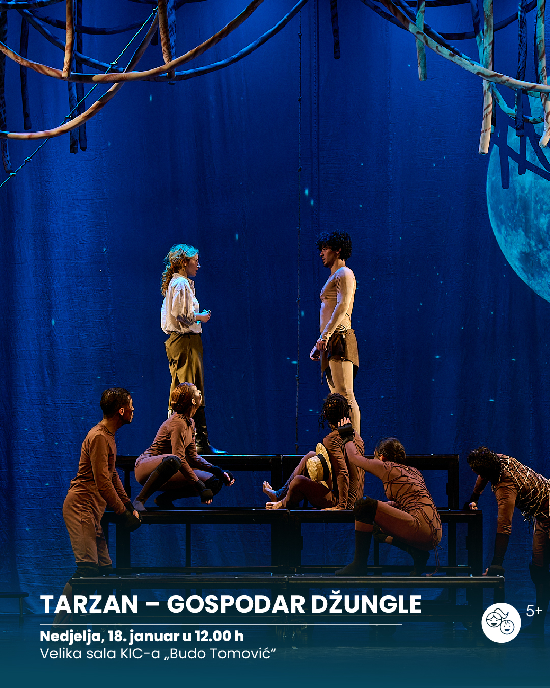 ,,Tarzan-gospodar džungle"(5+) za početak januara