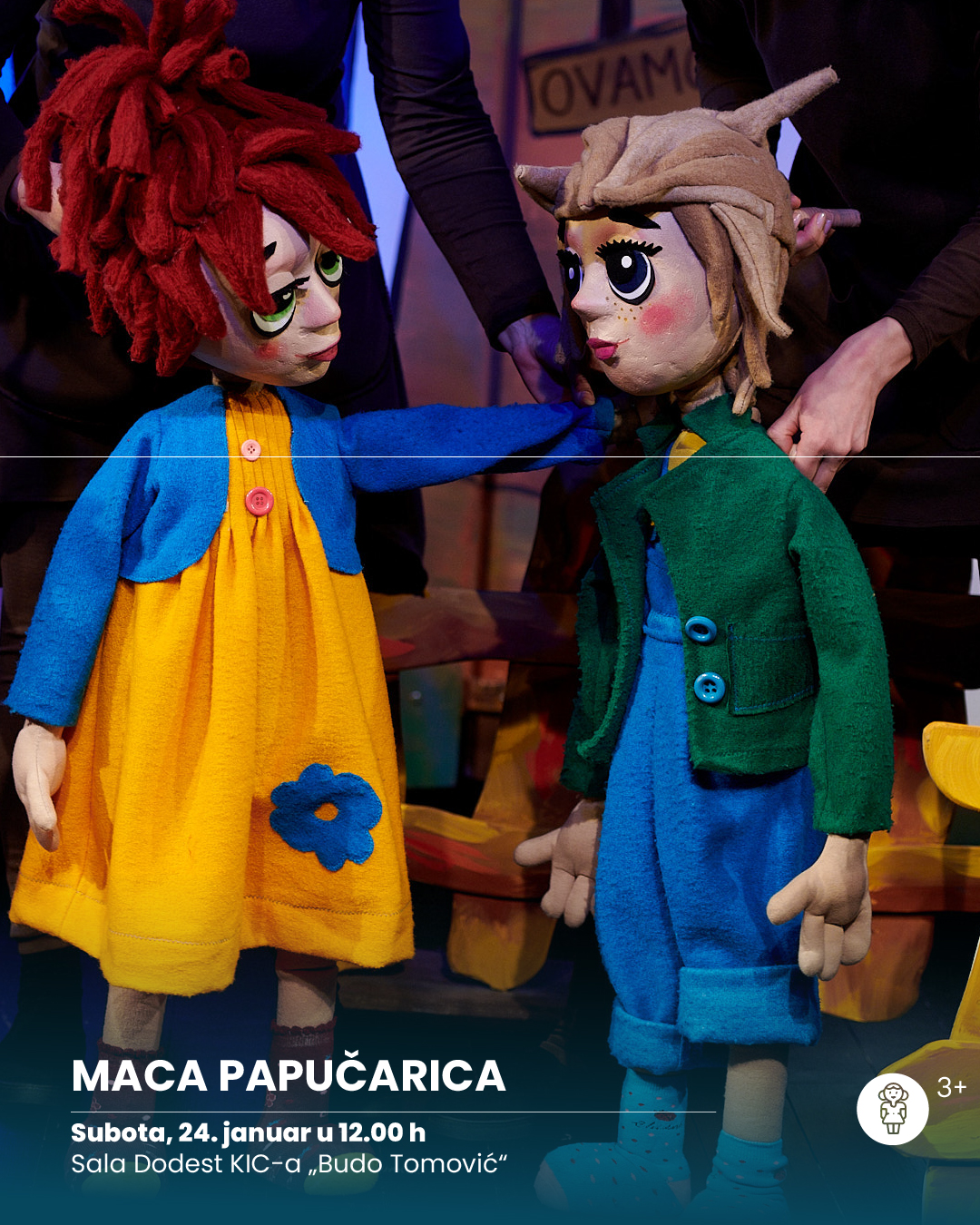 ,,Maca Papučarica"(3+) u subotu u Dodestu