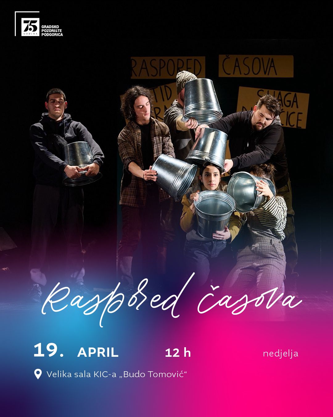 Ove nedjelje na sceni škola bez domaćeg, predstava „Raspored časova“