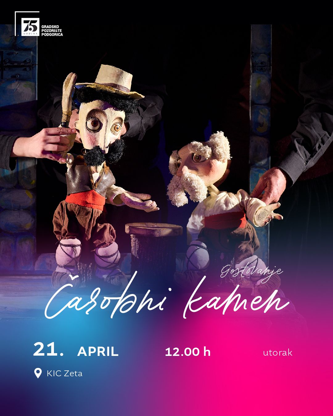 ,,Čarobni kamen"(3+) gostuje u KIC-u Zeta