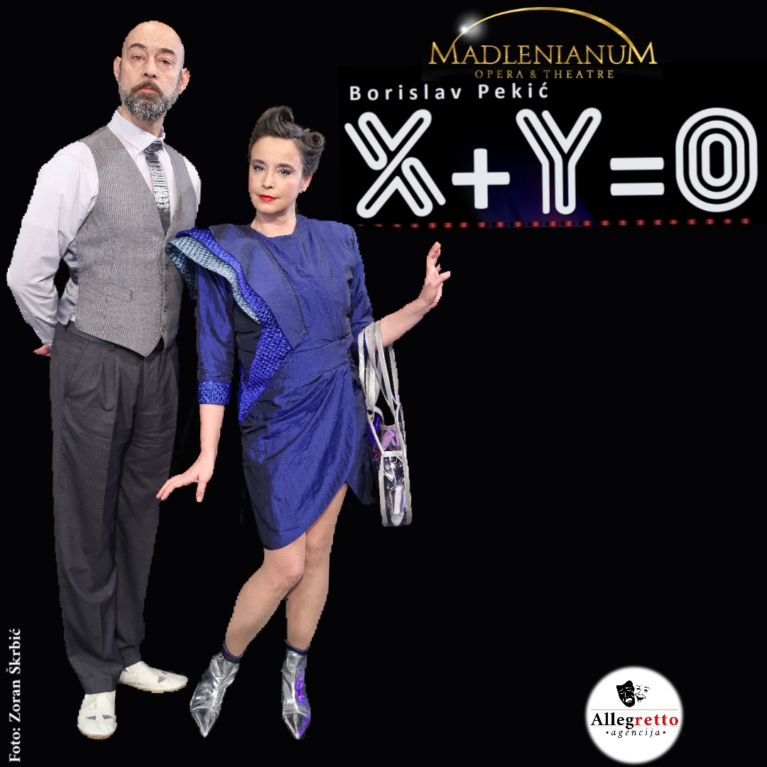 Gostujuća predstava ,,X+Y=0" večeras na repertoaru