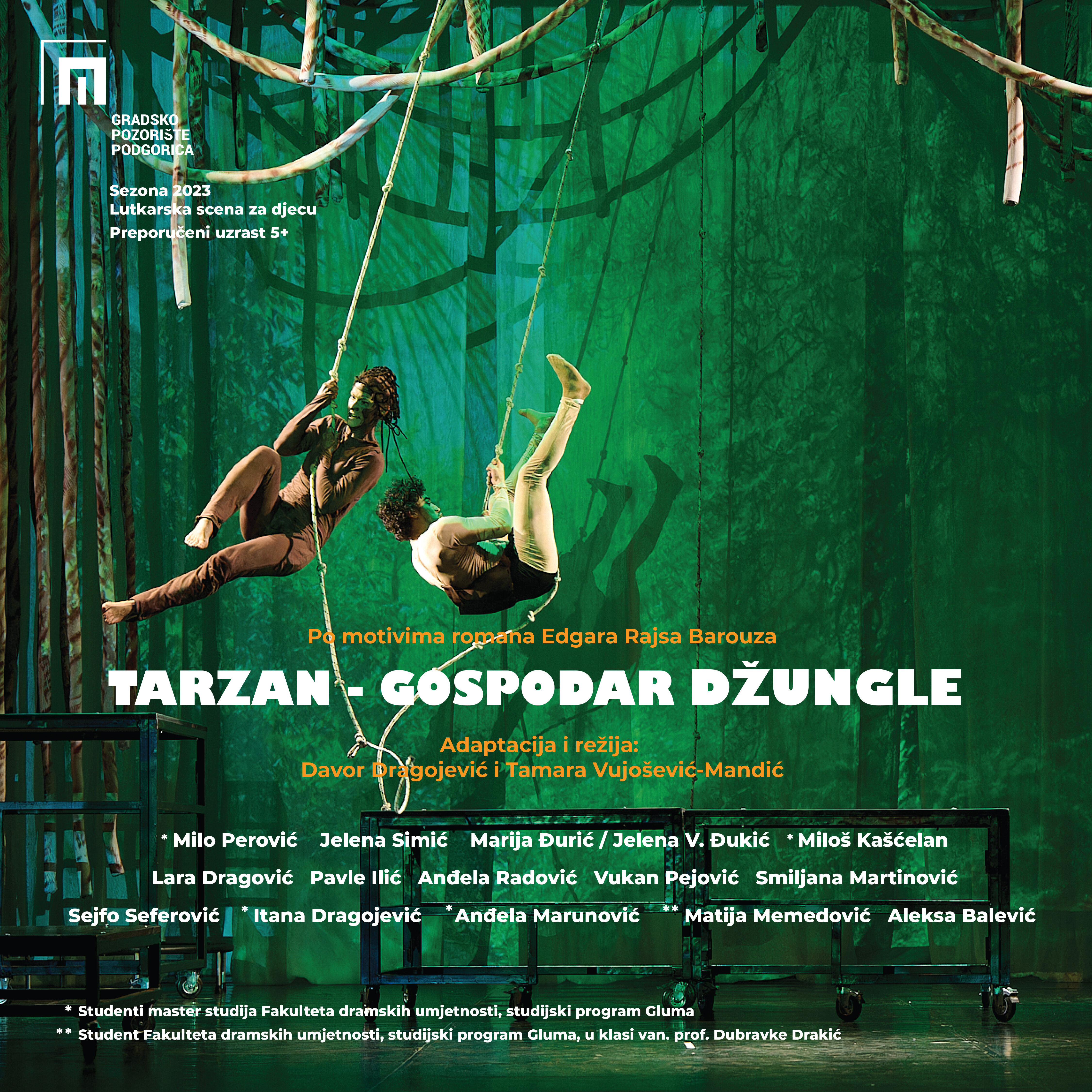 ,,Tarzan - gospodar džungle" (5+) za najmlađe