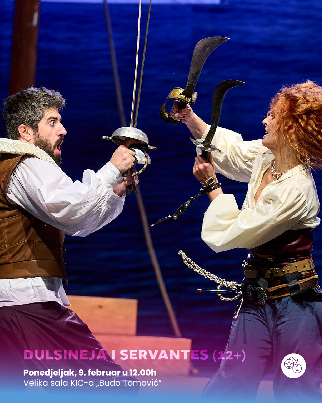,,Dulsineja i Servantes"(12+) u ponedjeljak