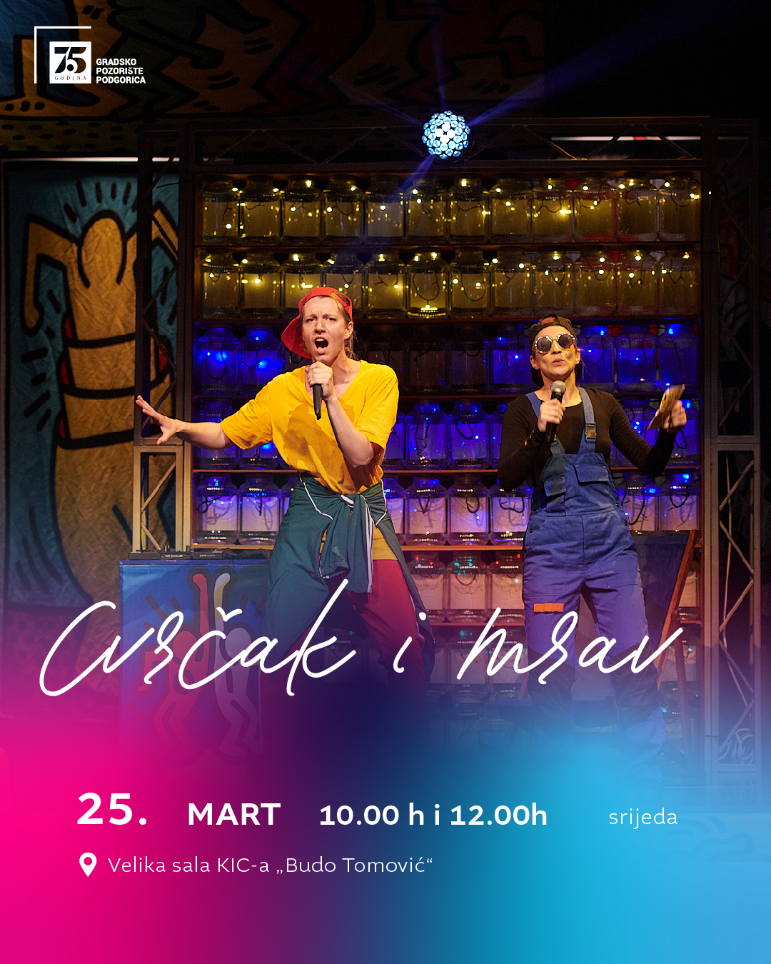 ,,Cvrčak i mrav"(6+) na repertoaru u srijedu