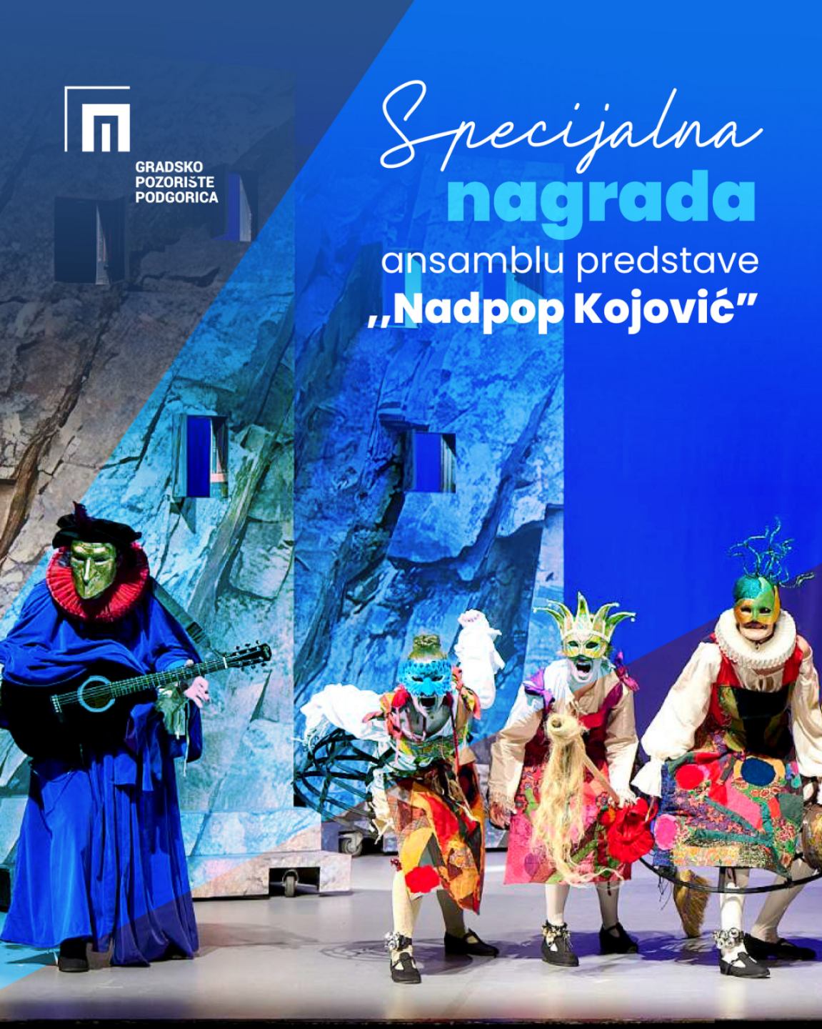 Dvije nagrade za predsstavu ,,Nadpop Kojović" na Novom tvrđava teatru
