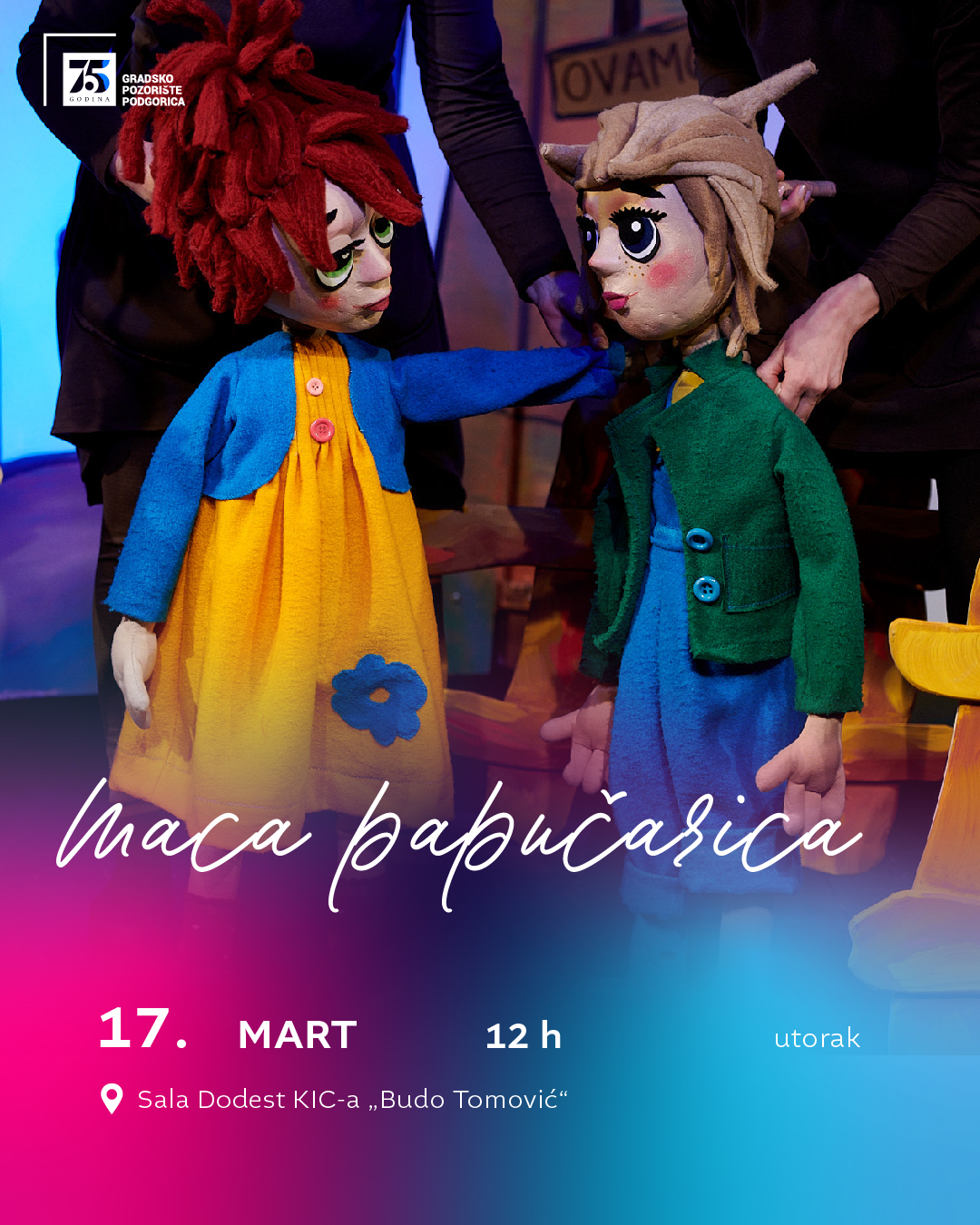 ,,Maca Papučarica" (3+) u srijedu